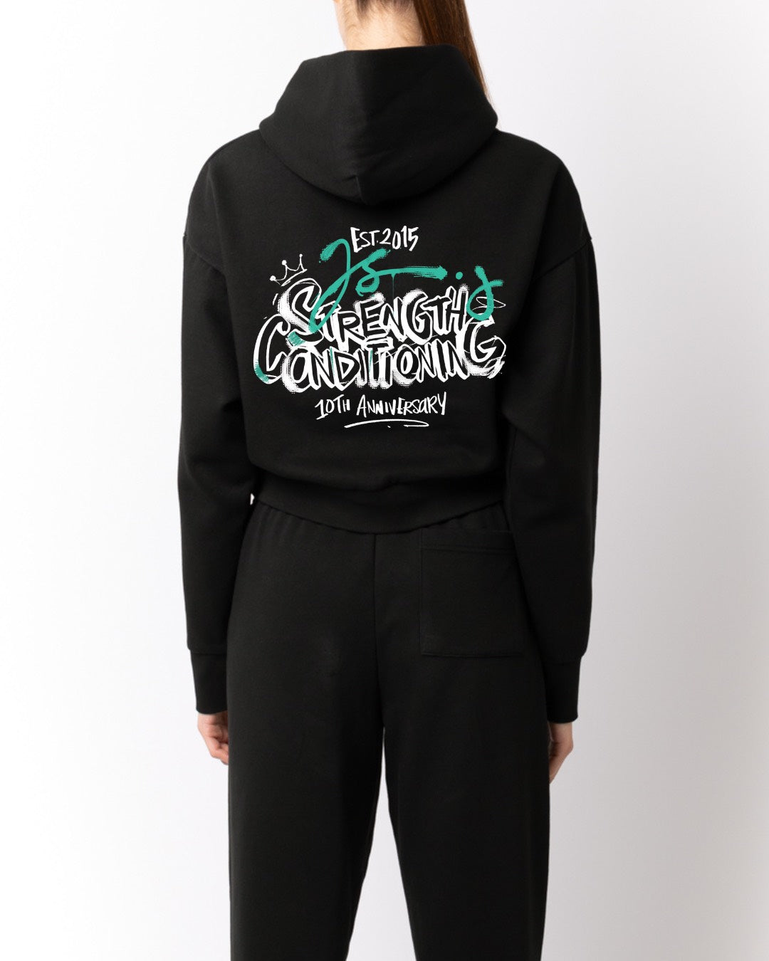 Cropped Pullover Hoodie